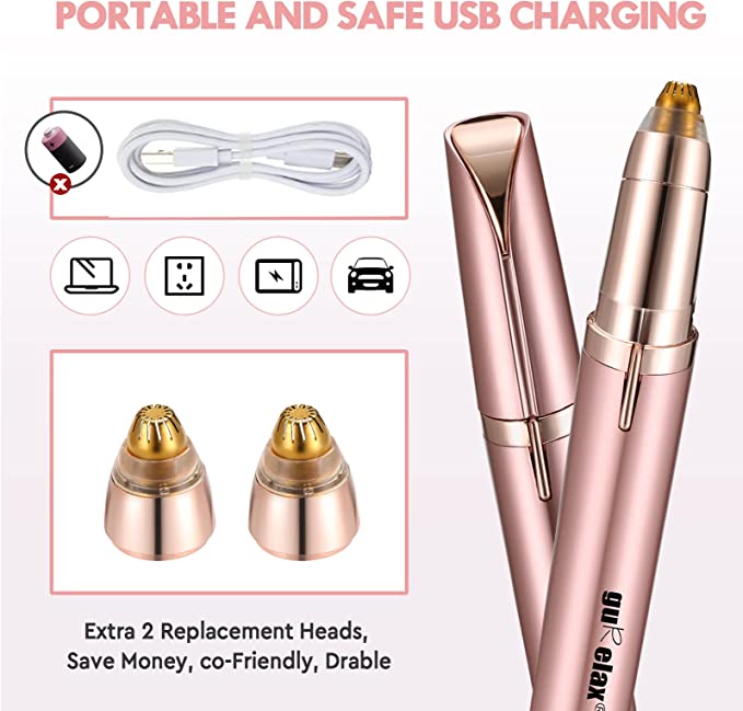 Eyebrow Hair Remover, Rechargeable Electric Eyebrow