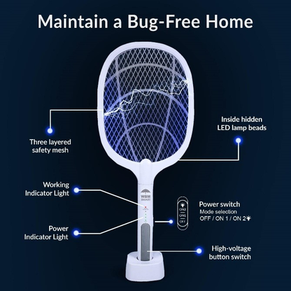 Electric Rechargeable Mosquito Killer Racket